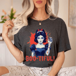 boo-tiful shirt - snow white halloween shirt - halloween princess tee - spooky snow white shirt - spooky princess shirt