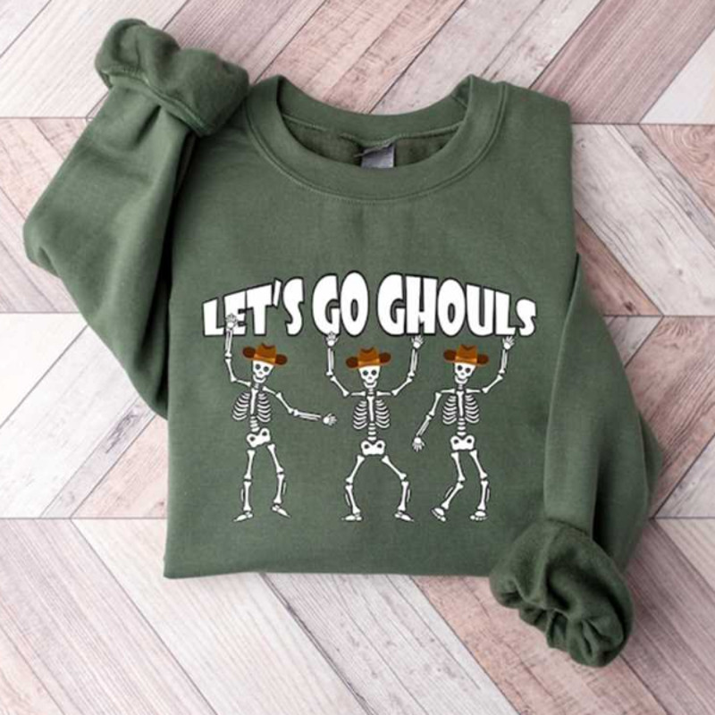 MR2610202318110letsgoghoulssweaterdancingskeletonhoodiecowboyimage1jpg
