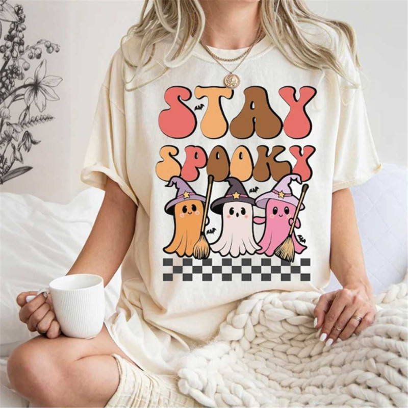 MR2710202384327halloweengroovystayspookytshirtretrohalloweentshirtimage1jpg