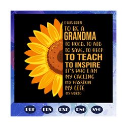 i was born to be a grandma, grandma svg, grandma gift, grandma shirt, awesome grandma, gift from grandchild, happy mothe