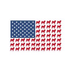 american pug flag svg, independence svg, pug flag svg, national flag svg, dog flag svg, independent pug svg, patriotic s