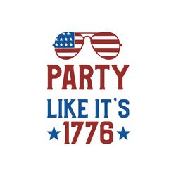 party like its 1776 glasses svg, independence svg, july 4th party svg, 4th of july svg, party svg, 1776 svg, july 4th gl