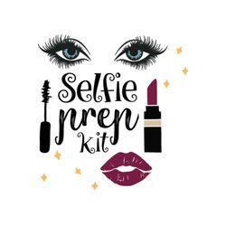 wake up and make up, svg files for silhouette, files for cricut, svg, dxf, eps, png instant download