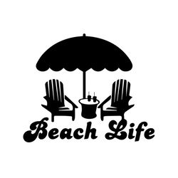 beach life svg files for silhouette, files for cricut, svg, dxf, eps, png instant download