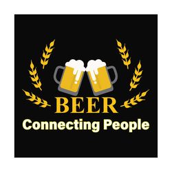 beer connecting people svg files for silhouette, files for cricut, svg, dxf, eps, png instant download