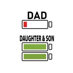 dad life daughter and son svg, fathers day svg, dad svg, dad life svg, dad and daughter svg, dad and son svg, son svg, g