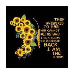 they whispered to her you cannot withstand the storm she whispered back i am the storm svg files for silhouette, files f