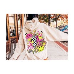 retro softball png, softball smiley face png, softball sublimation design, softball vibes, retro game day softball, digi