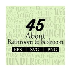 Farmhouse svg| Bathroom SVG Bundle| Bathroom Quote| Restroom svg| Potty Dance svg| Bathroom Sign SVG| Funny Bathroom SVG