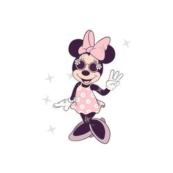 Minnie Mouse PNG SVG, 3rd Birthday SVG, Retro Disney, Happy Face, Sublimation Design, Digital Craft Files tshirt designs