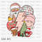 Merry Christmas PNG File, Retro Christmas Sublimation, Retro Santa, Christmas Ball, Lighting Bolt Design, Instant Digital Download.jpg
