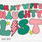 On My Wife's Naughty List PNG File, Retro Christmas PNG, Funny Christmas Sublimation, Lightning Bolt Design, Digital Download.jpg