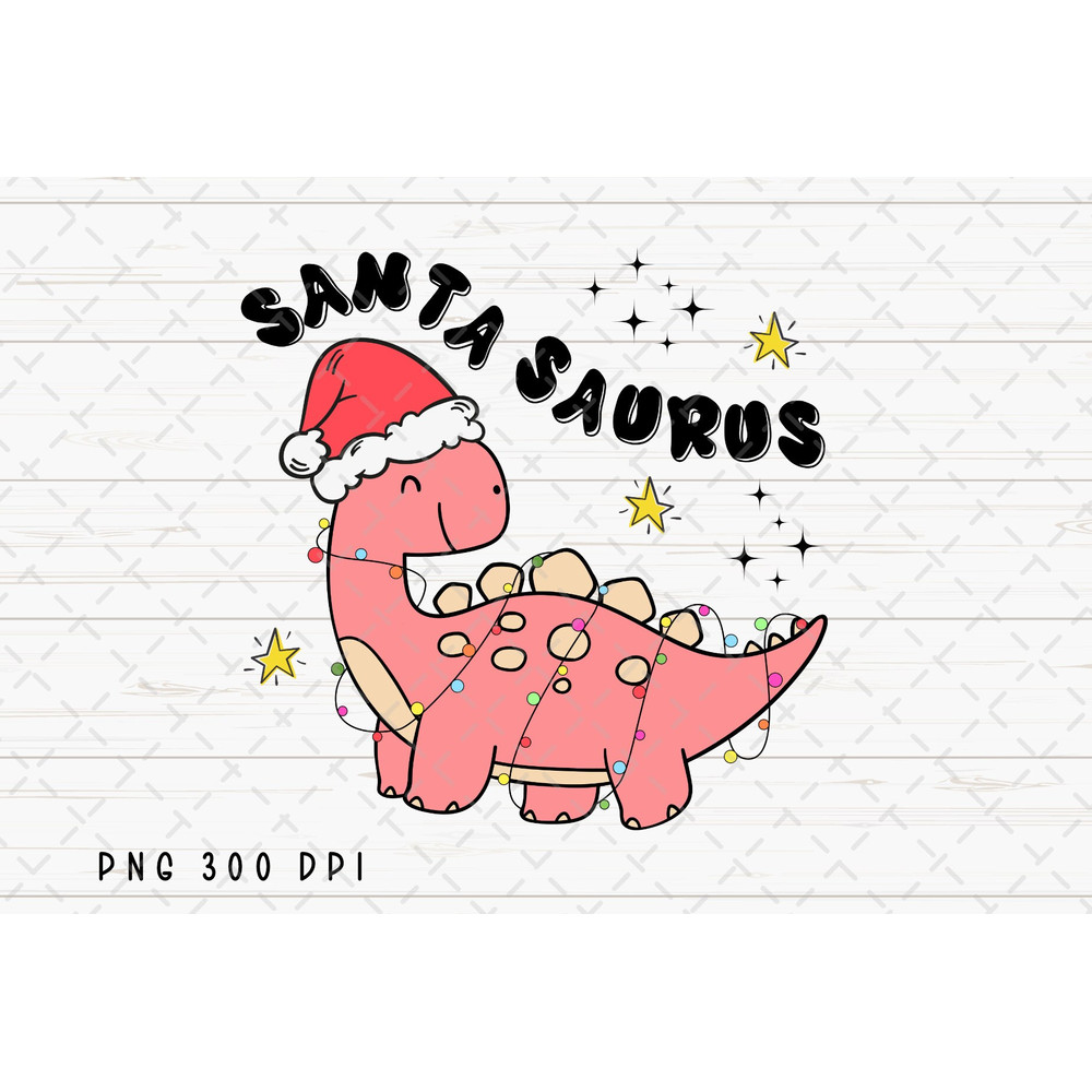 Retro Santa Dinosaur PNG File, Merry Christmas Sublimation, Dino png, Girl Christmas png, Santa png, Kids Design, Instant Digital Download.jpg