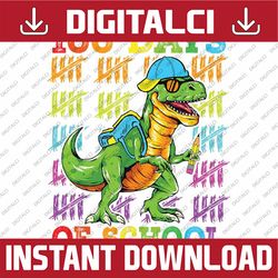 100th day of school dinosaur 100 days smarter t rex png, dinosaur with school png, 100th days of school png, digital dow