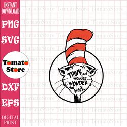 one fish svg, two fish svg, red fish svg, blue fish svg, dr seuss svg, dr seuss cat in the hat, horton svg, lorax svg