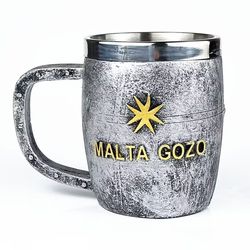 German Retro Beer Cup Creative Knight Soldier Stainless Steel Mug Bar Draft Beer Cup