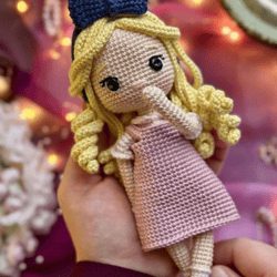 perfect gift for kids and collectors handmade crochet doll