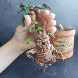 baby mandrake root harry potter exclusive cute figure personalized gift magic collectible plant
