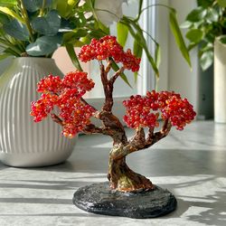 Miniature bonsai tree beads