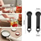 Adjustable grip mechanism of multifunctional retractable bottle opener handling various lid sizes