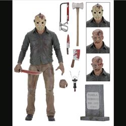 NECA Black Friday FRIDAY THE 13 Chapter 4 Jason Deluxe Edition Action Figure Model
