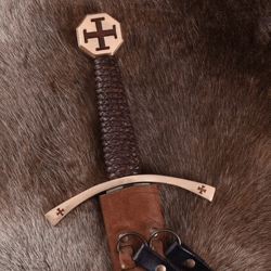 handmade first Templar sword Crusader Knight templar Sword With Scabbard.