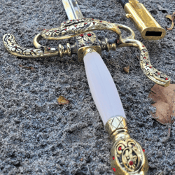 Hand Forged Peter Damon Highlander Sword, Battle Ready Toledo Salamanca Sword With Scabbard, Best Gift Sword