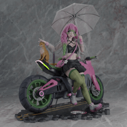 mitsuri cyberpunk on motor stl file