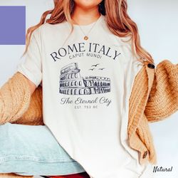 rome italy shirt, unisex colosseum t-shirt, soft and comfortable tee