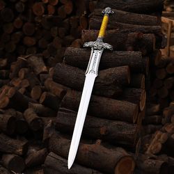 forged Conan the barbarian Engraved Sword, Replica sword, Viking Sword Birthday Gift for Him, Anniversary Gift Chris