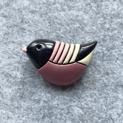 Ceramic Pin Bird
