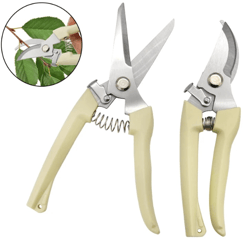 Bonsai Gardening Pruner Shears: Stainless Steel Scissor for Flowers, Branches & Grass