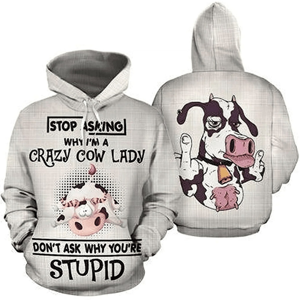 Cow Hunting All Over Print Hoodie Zip Hoodie Fleece Hoodie 3D, Cow Hunting Hoodie Zip Hoodie 3D.jpg
