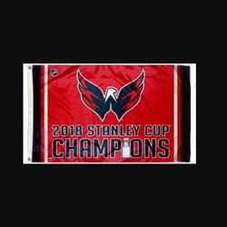 Washington Capitals 2018 Stanley Cup Champions Flag 3X5Ft Polyester