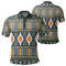 Kente Ashanti Geometric Polo Shirt, African Polo Shirt For Men Women