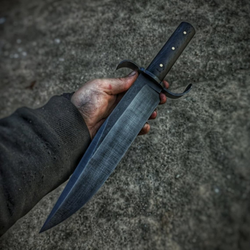 Carbon Steel Handmade Bowie Knife (3).jpg
