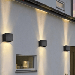 SUNMEIYI 12W LED Wall Light: Outdoor Waterproof IP65 Porch Garden Lamp