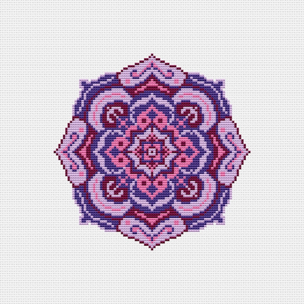 Zen cross stitch pattern