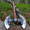 Double Head Axe Handmade Medieval Viking Axe (2).jpg