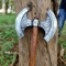 Double Head Axe Handmade Medieval Viking Axe (1).jpg