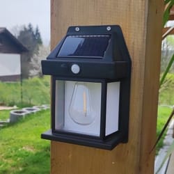 solar tungsten wall light