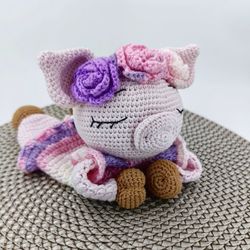 Pig Baby Lovey Crochet Pattern