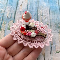Magnet Miniature Board Valentine's Day DollHouse Souvenir
