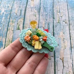 Miniature Souvenir Dollhouse Board St Patrick Day
