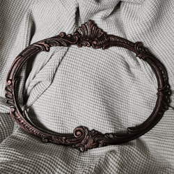Vintage metal mirror frame 16,1*20,1'