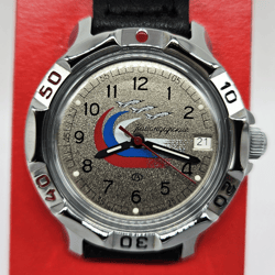 Vostok Komandirskie 2414 Fighter Aircrafts MIG Gray dial 811562 Brand new Men's mechanical watch