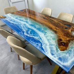 Epoxy dining table