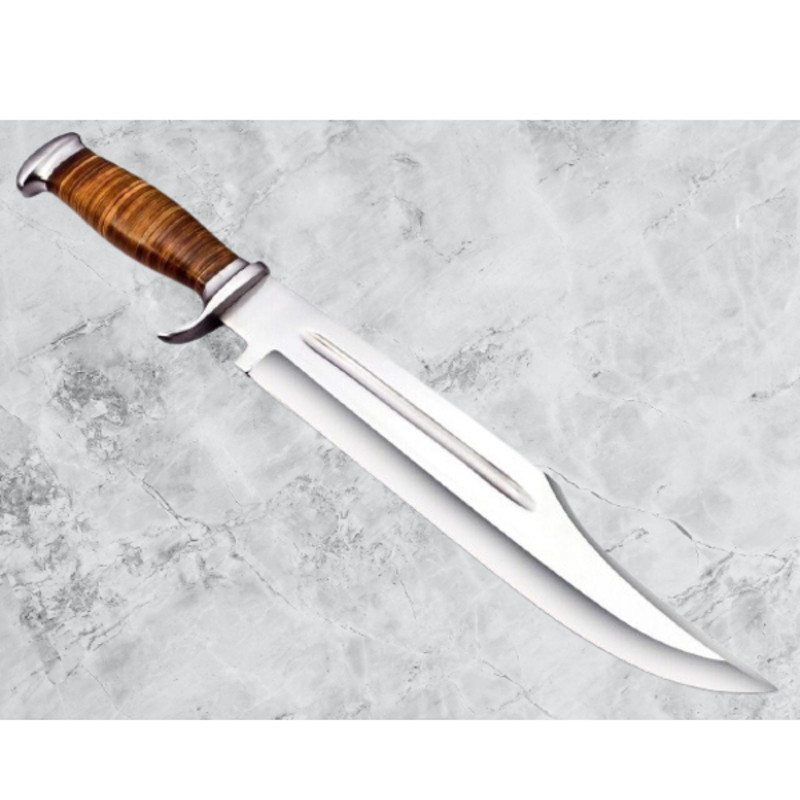 16 Inch Handmade Full Tang Bowie Hunting Knife for sale