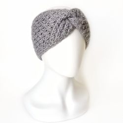 Stay Warm In Style With Our Hand-Knitted Merino and Alpaca Women's Headband - Soft, Cozy, Stylish Ear Warmer. Shop Now!