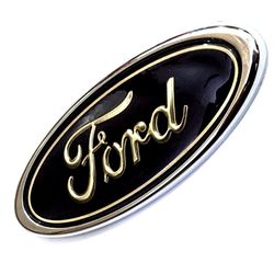 Mustang Ford Oval Badge Emblem 4.5X1.5 Inches